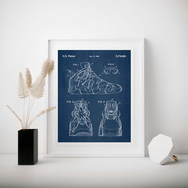 Basketball Shoe Patent Poster