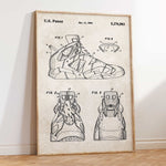 Basketball Shoe Patent Poster