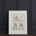 Basketball Shoe Patent Poster