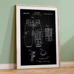 Football Jersey Patent Poster