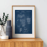 Football Jersey Patent Poster