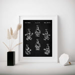 Toy Figure Patent Wall Art