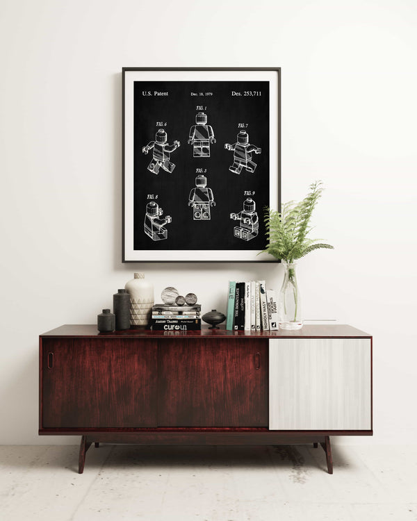 Toy Figure Patent Wall Art