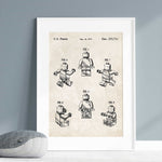 Toy Figure Patent Wall Art