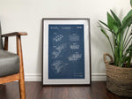 Toy Building Brick Patent Poster