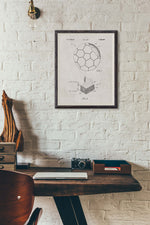 Soccer Ball Patent Poster