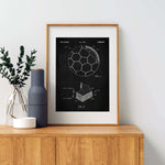 Soccer Ball Patent Poster