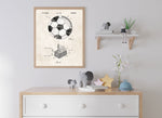 Soccer Ball Patent Poster