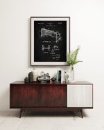 Soccer Goal Patent Poster
