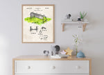 Soccer Goal Patent Poster
