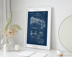 Soccer Goal Patent Poster