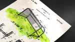 Soccer Goal Patent Poster
