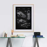 Soccer Shoe Patent Poster