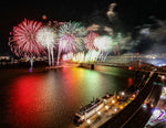 Thunder Over Louisville fireworks display, April 22, 2023. Michael Clevenger / The Courier Journal