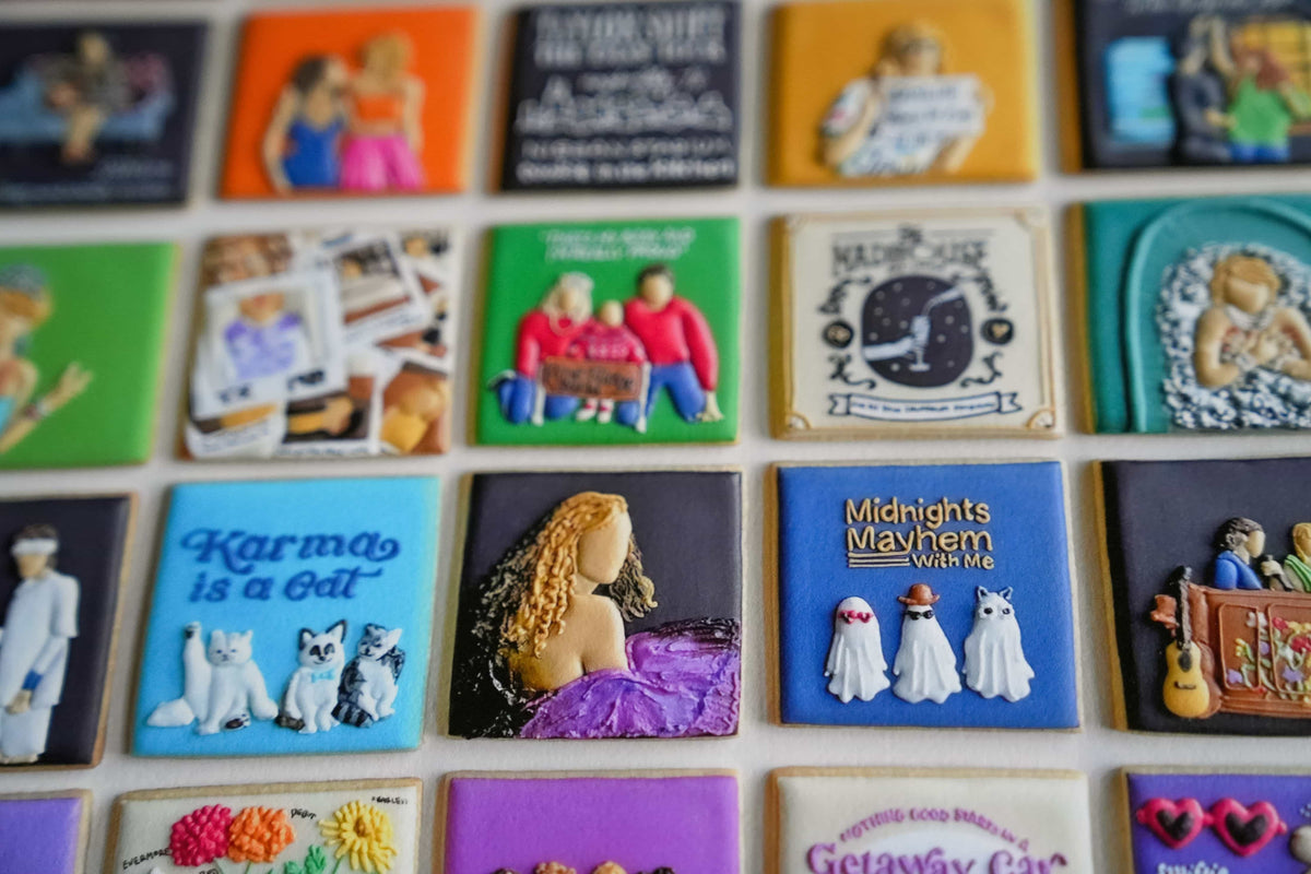 Emily Henegar, owner of Cookie in the Kitchen, created three batches of custom cookies to deliver to Taylor Swift during her Eras Tour stop in Nashville in May 2023. Bryan West / USA TODAY Network