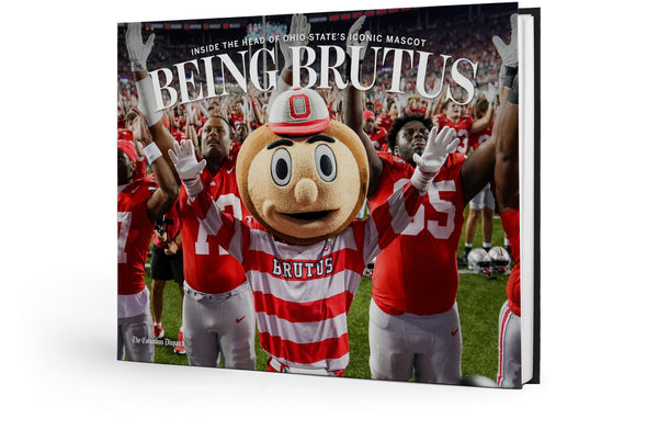 Being Brutus Ohio State Mascot book mockup - Lander mockup