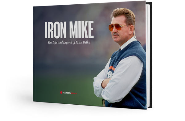 Mike Ditka book mockup - Lander mockup