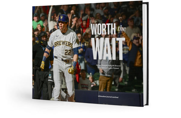 Milwaukee Brewers 2026 book mockup - Lander mockup