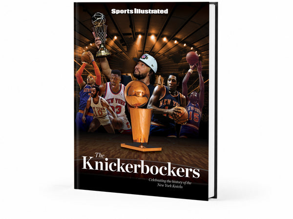 New York Knicks History book mockup - Lander mockup portrait