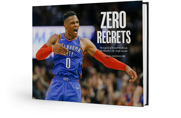 Russell Westbrook Career book mockup - Lander mockup