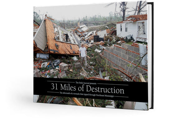31 Miles of Destruction: The Aftermath of a Tornado that Ripped Through Northeast Mississippi