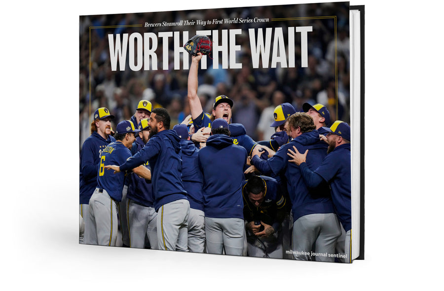 Milwaukee Brewers 2026 book mockup - Lander mockup