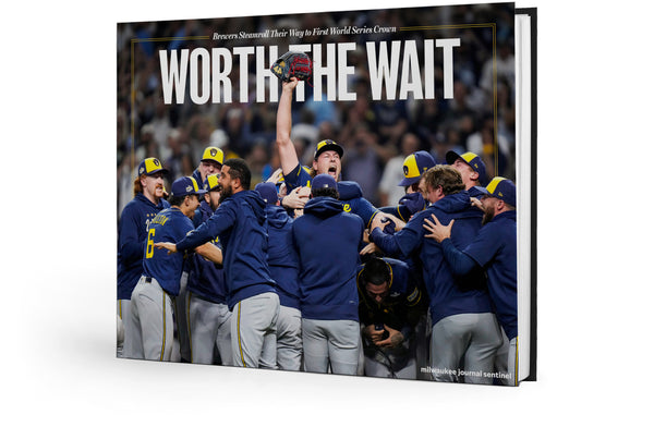 Milwaukee Brewers 2026 book mockup - Lander mockup