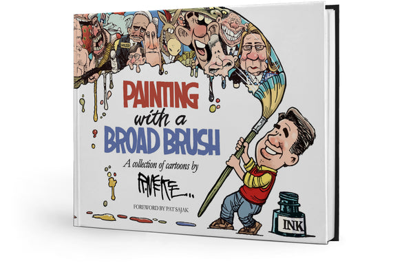 Painting with a Broad Brush: A collection of cartoons by Rick McKee