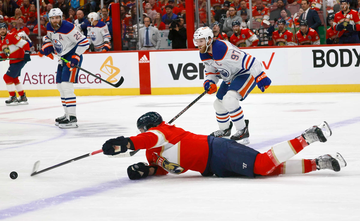 Florida Panthers defeated the Edmonton Oilers in Game 1 of the 2024 Stanley Cup Final at Amerant Bank Arena in Sunrise on June 8, 2024.