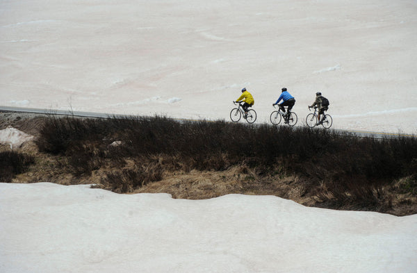 Snow awaited riders at the top of Independence Pass in 2009. Aaron Montoya, The Denver Post