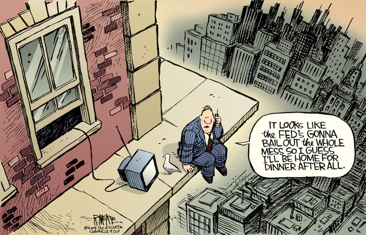 Painting with a Broad Brush: A collection of cartoons by Rick McKee