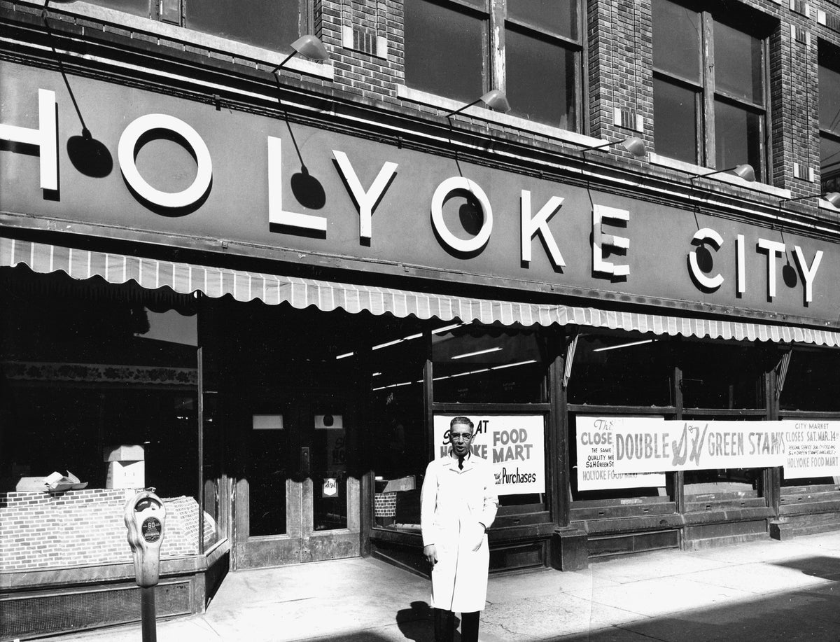 Frank Cataldo outside Holyoke City Market. Courtesy Cataldo Family