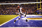 Omar Bolden #31 of the Denver Broncos scores as time runs out in the first half vs. the Indianapolis Colts to make the score 17-7 Colts at Lucas Oil Stadium Indianapolis, Ind. November 08, 2015. (Photo by Joe Amon/The Denver Post)