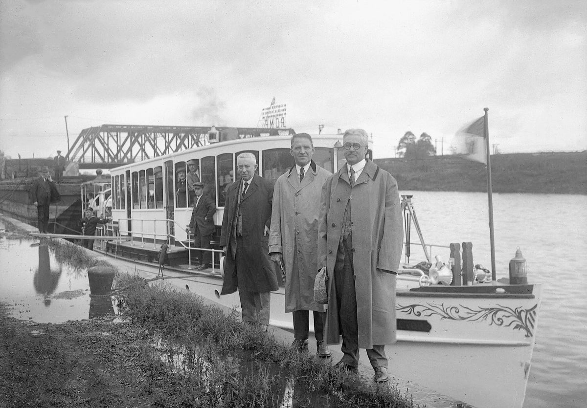 New York Governor Nathan Lewis Miller during a visit to Rome on Thursday, August 18, 1921. Courtesy Oneida County History Center