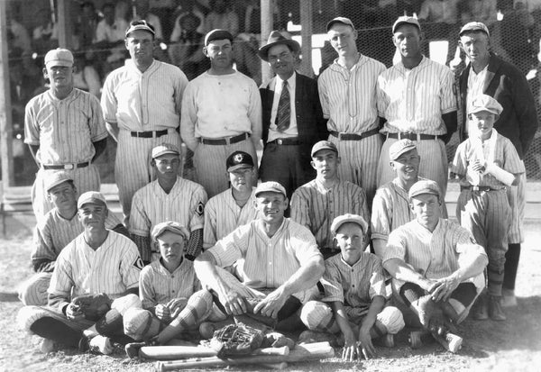 1928 Olathe Ball Club West Slope League Champions. Courtesy The Denver Post Archives