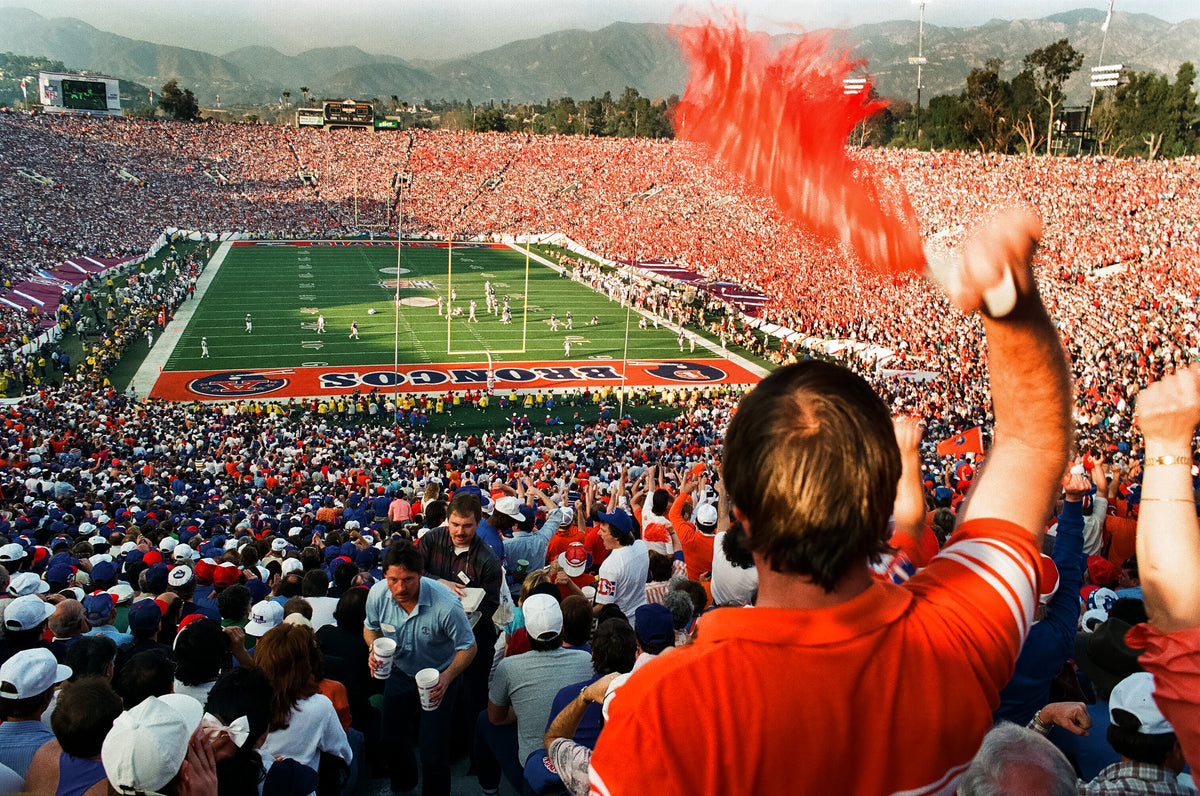  The Rose Bowl hosts Super Bowl XXI on Jan. 25, 1987, in Pasadena, Calif. It was the first Super Bowl appearance for the Broncos since the 1977 season. The Denver Post ^^ center light rgba(40,40,35,0.5)