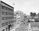Downtown Campbell Avenue taken between 1945 and 1955.  Courtesy Historical Society of Western Virginia / #1990.69.155