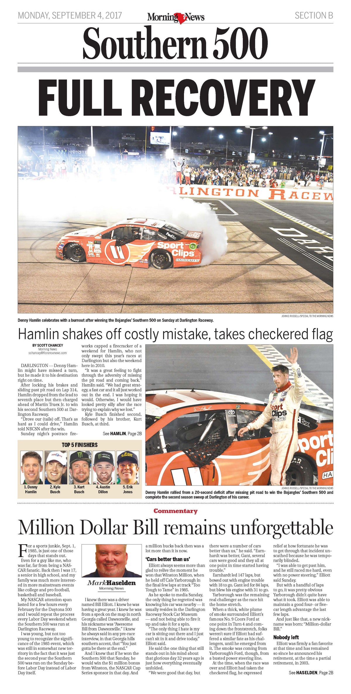 Southern 500: 70 Years of Thrills and Chills, Drama and Dents at Darlington Raceway