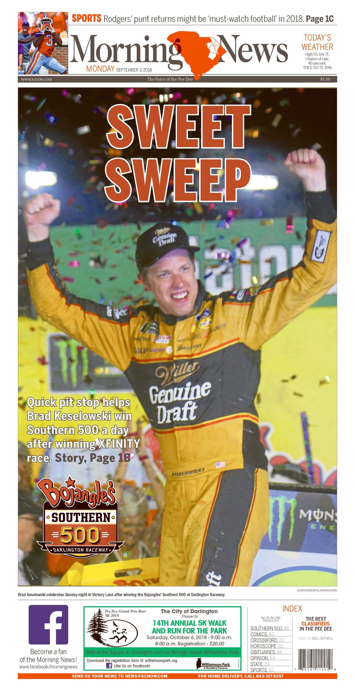 Southern 500: 70 Years of Thrills and Chills, Drama and Dents at Darlington Raceway