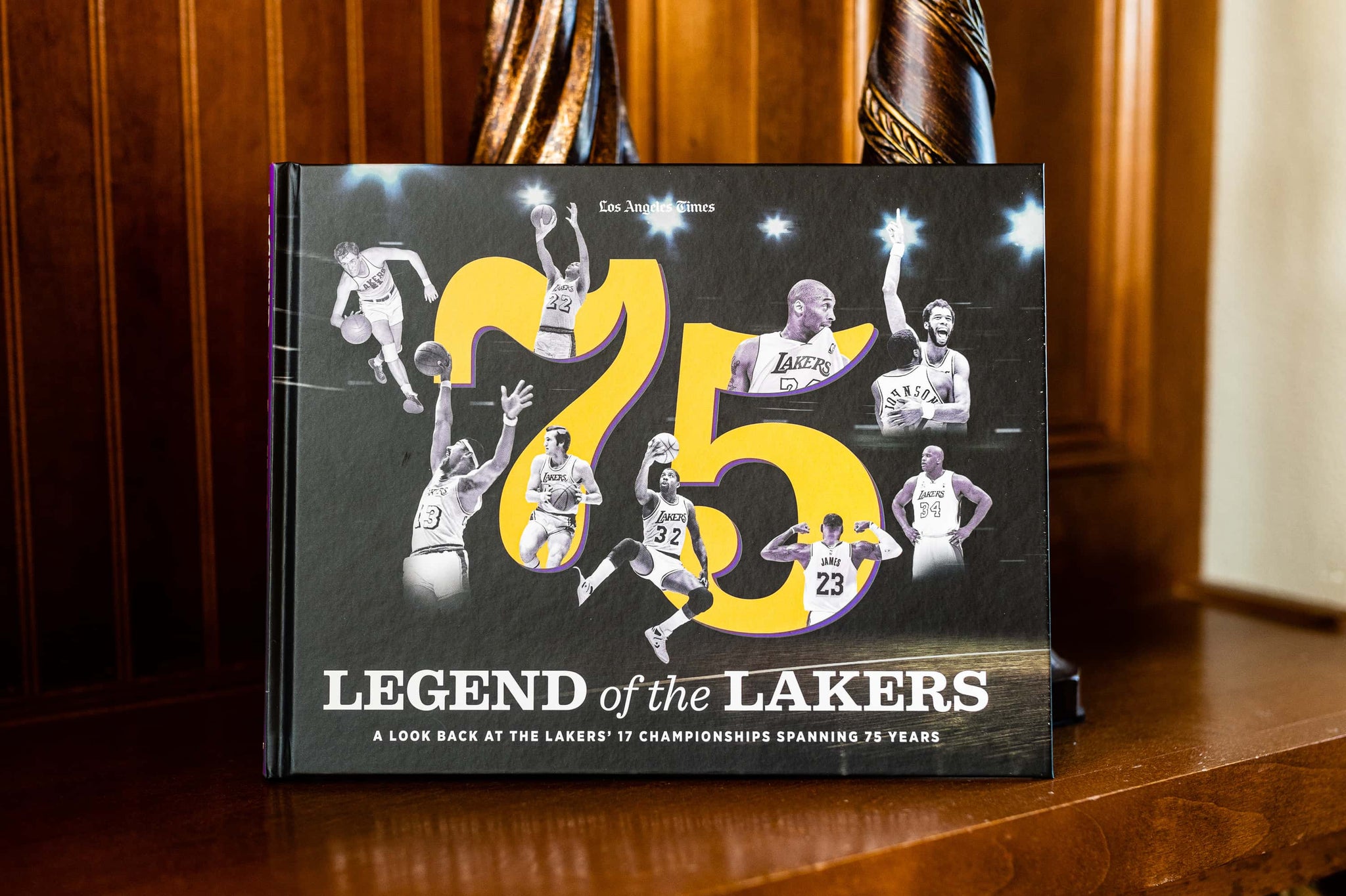 75 Years of Lakers Basketball in a Hardcover Collector's Book