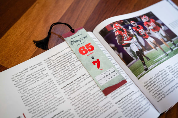 Georgia 2022 Championship Bookmark