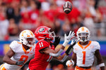 Georgia wide receiver Arian Smith (11) looks to catch a pass from Georgia quarterback Stetson Bennett during the first half.Joshua L. Jones / Athens Banner-Herald