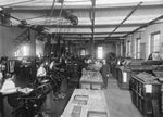 Typesetters, 1910. Founded by Needham Broughton and C. B. Edwards, the Edwards & Broughton Publishing Company became one of the largest printers in North Carolina. Their presses first started in 1871 and continued until 1946. Courtesy City of Raleigh Museum / #RCM 2009.87.08