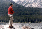 Vice President Bush fishing in the mountains outside Jackson Hole, Wyoming, June 6, 1987. Photo Credit: George Bush Presidential Library and Museum