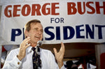 George H. Bush campaigns for the office of President of the United States, circa 1979. Photo Credit: George Bush Presidential Library and Museum