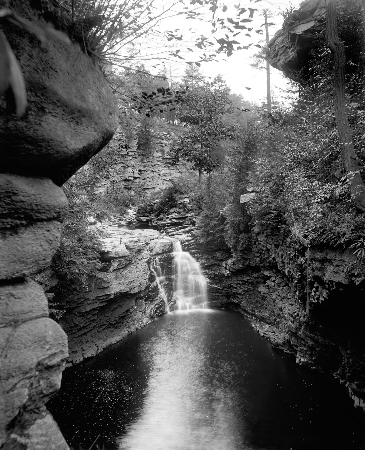 Falls in Nay Aug Glen, Scranton, circa 1895. Courtesy Library of Congress / #LC-DIG-det-4a07317