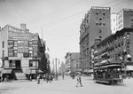 A view of Main Street in downtown Buffalo, circa 1900. Library of Congress, Prints & Photographs Division, Detroit Publishing Company Collection, LC-DIG-det-4a08404