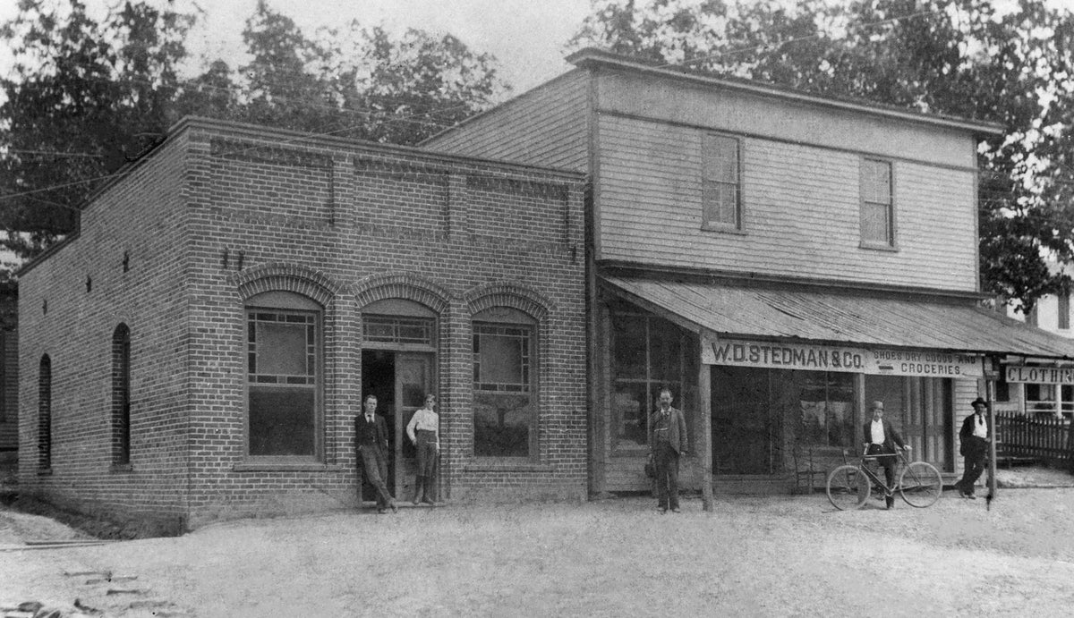 W. D. Stedman & Company, Asheboro, circa 1890. Courtesy Randolph County Public Library