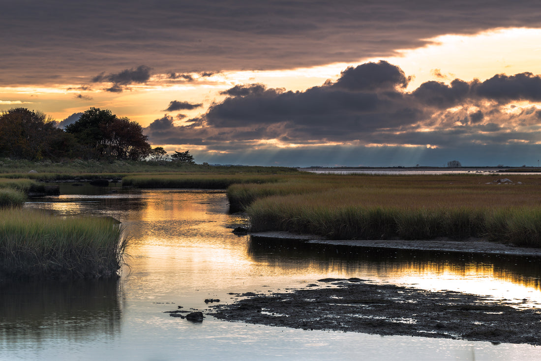 Storm clouds break up at sunset. Stephen Sisk