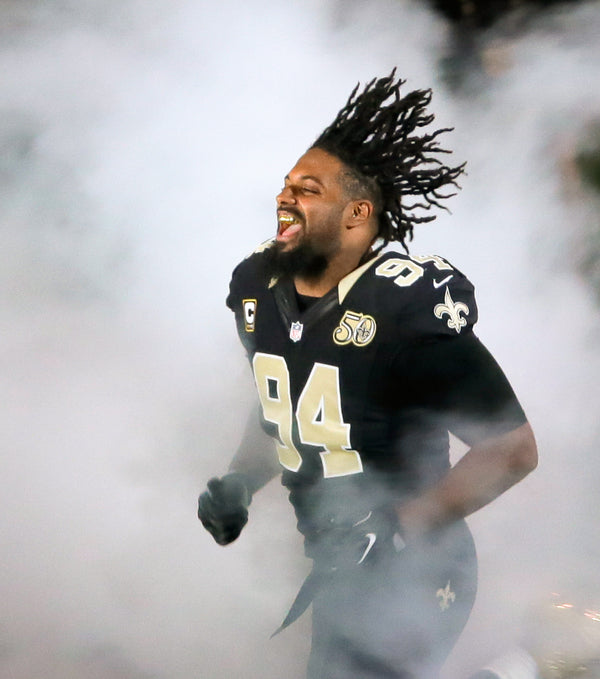 New Orleans Saints defensive end Cameron Jordan (94) before the start of a game against the Tampa Bay Buccaneers, Dec. 24, 2016. David Grunfeld / NOLA.com |The Times-Picayune